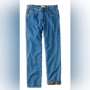 L.L. Bean Men's Double L® Jeans in Classic Fit with a flannel lining 38x30